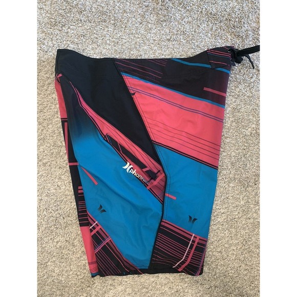 HURLEY PHANTOM BOARDSHORTS MULTICOLOR SWIM SUIT MENS SIZE 34 - Picture 2 of 7